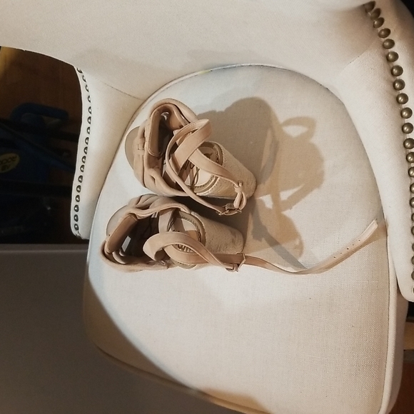 Sam Edelmam suede wedge sz 7 - Picture 2 of 5